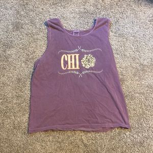 Chi Omega Sorority University of Tennessee Chattanooga tank top